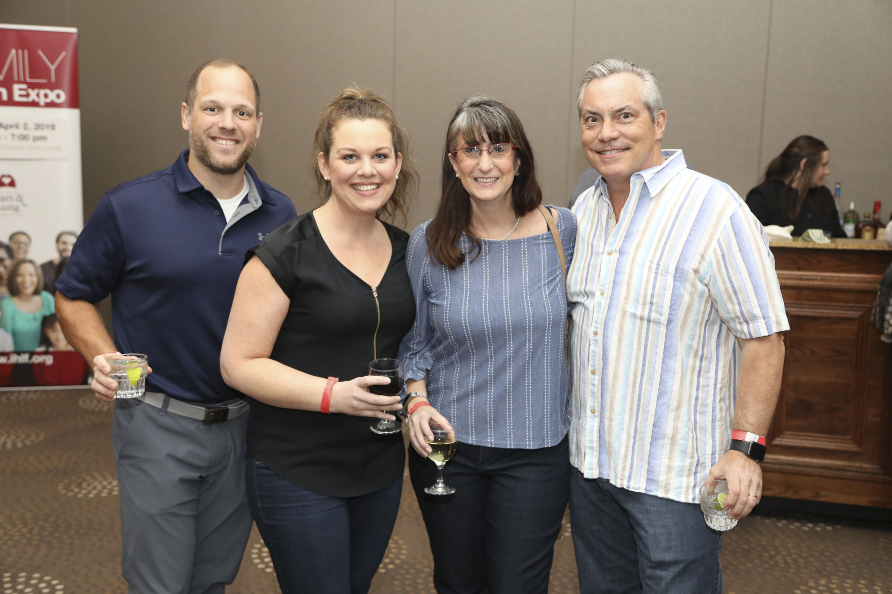 Karl and April Bauchmoyer, Vicki and Robert Varney